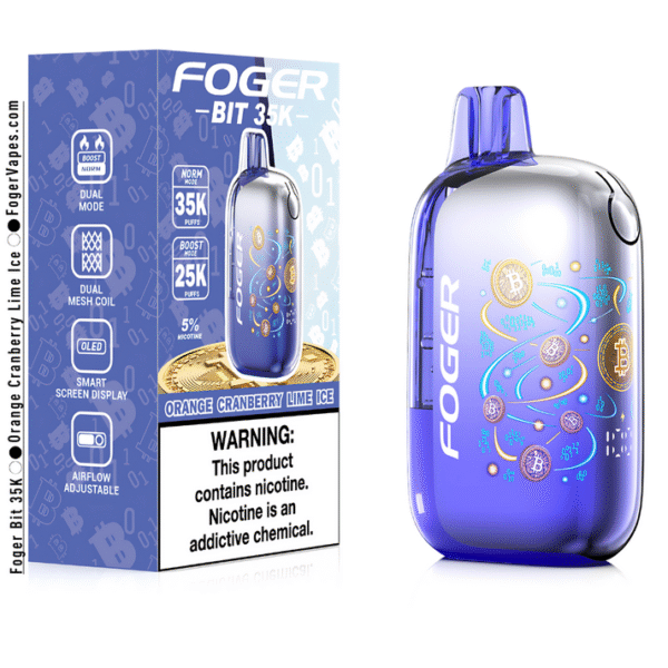 Orange Cranberry Lime Ice – Foger Bit 35K Puffs