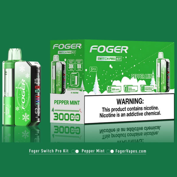 Peppermint Foger Switch Pro Kit 30K Puffs