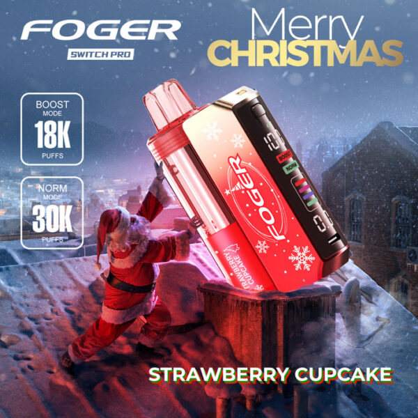 Strawberry Cupcake Foger Switch Pro Kit 30K Puffs