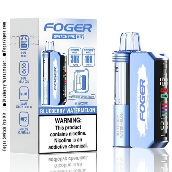 Blueberry Watermelon Foger Switch Pro Kit 30K Puffs