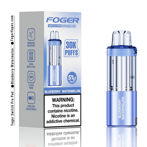 Blueberry Watermelon Foger Switch Pro Pod 30K Puffs