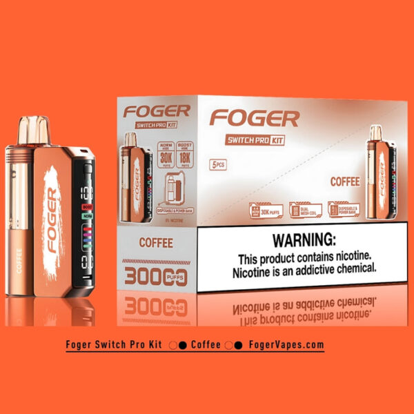 Coffee Foger Switch Pro Kit 30K Puffs