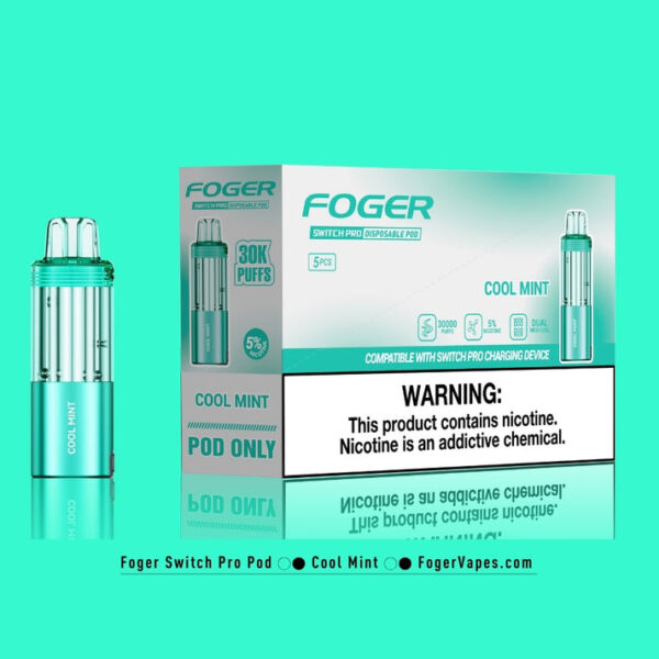 Cool Mint Foger Switch Pro Pod 30K Puffs