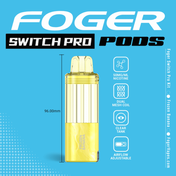 Frozen Banana – Foger Switch Pro Pod 30K Puffs