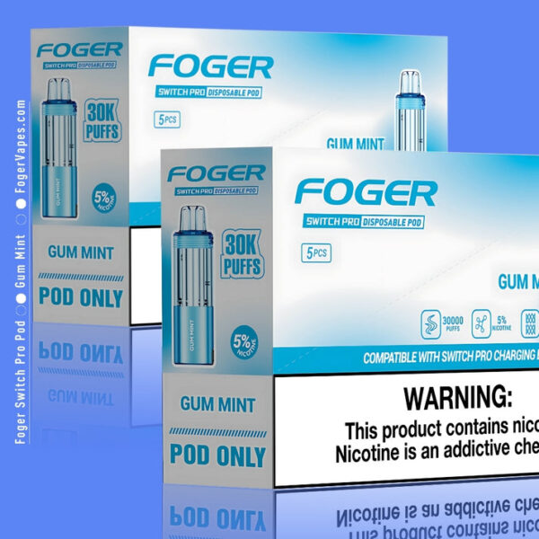 Gum Mint Foger Switch Pro Pod 30K Puffs