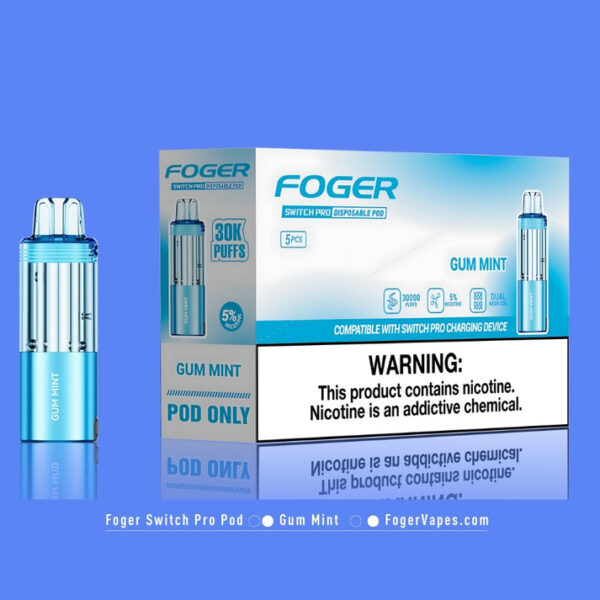 Gum Mint Foger Switch Pro Pod 30K Puffs