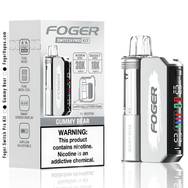 Gummy Bear Foger Switch Pro Kit 30K Puffs