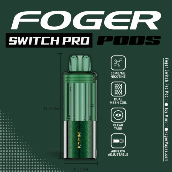 icy-mint-foger-switch-pro-30k-puffs-disposable-pod-1 Icy Mint Foger Switch Pro Pod 30K Puffs