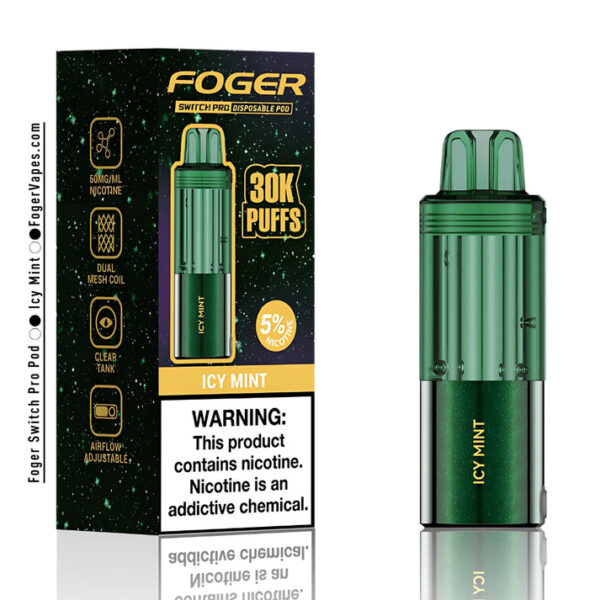 icy-mint-switch-pro-30k-puffs-disposable-pod-box Icy Mint Foger Switch Pro Pod 30K Puffs