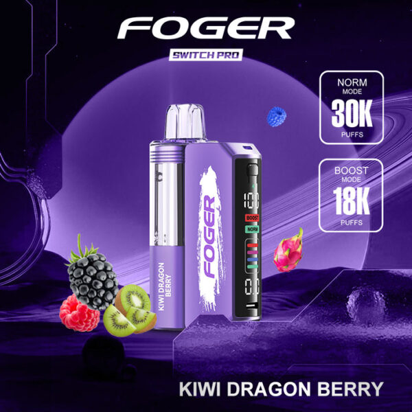 Kiwi Dragon Berry Foger Switch Pro Kit 30K Puffs