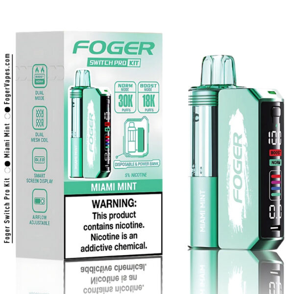Miami Mint Foger Switch Pro Kit 30K Puffs