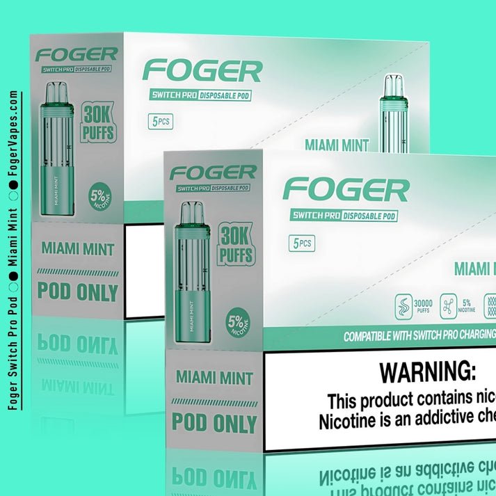 Miami Mint Foger Switch Pro Pod 30K Puffs | Foger Vapes