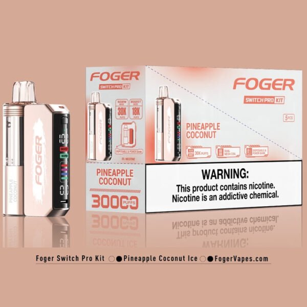 Pineapple Coconut Foger Switch Pro Kit 30K Puffs