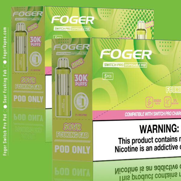 Sour Fcuking Fab Foger Switch Pro Pod 30K Puffs