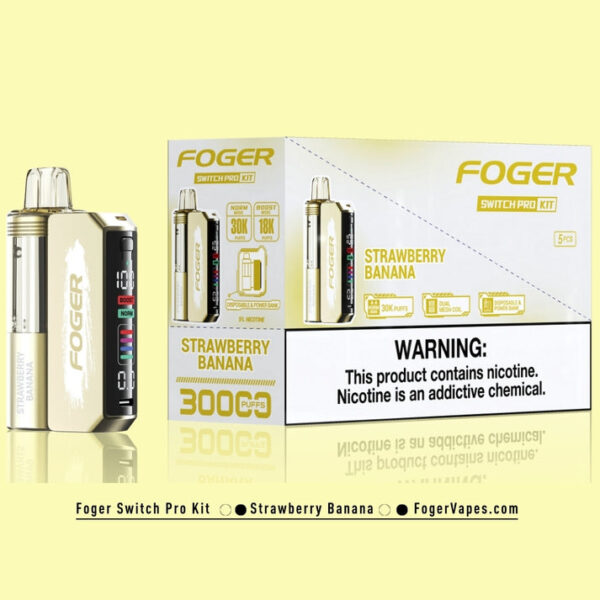 Strawberry Banana Foger Switch Pro Kit 30K Puffs