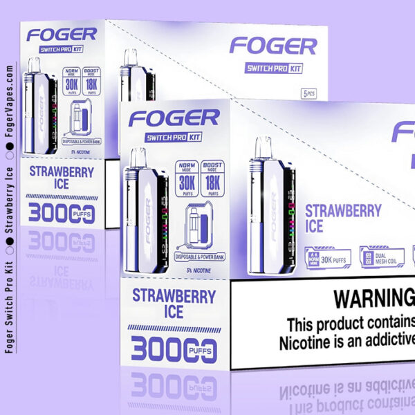 Strawberry Ice Foger Switch Pro Kit 30K Puffs