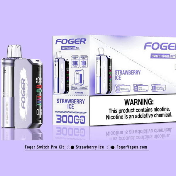 Strawberry Ice Foger Switch Pro Kit 30K Puffs