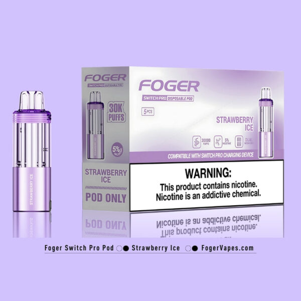 Strawberry Ice Foger Switch Pro Pod 30K Puffs