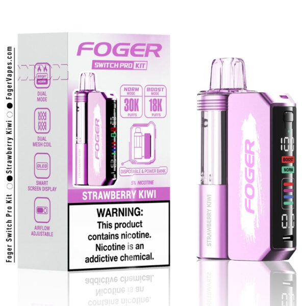 Strawberry Kiwi Foger Switch Pro Kit 30K Puffs