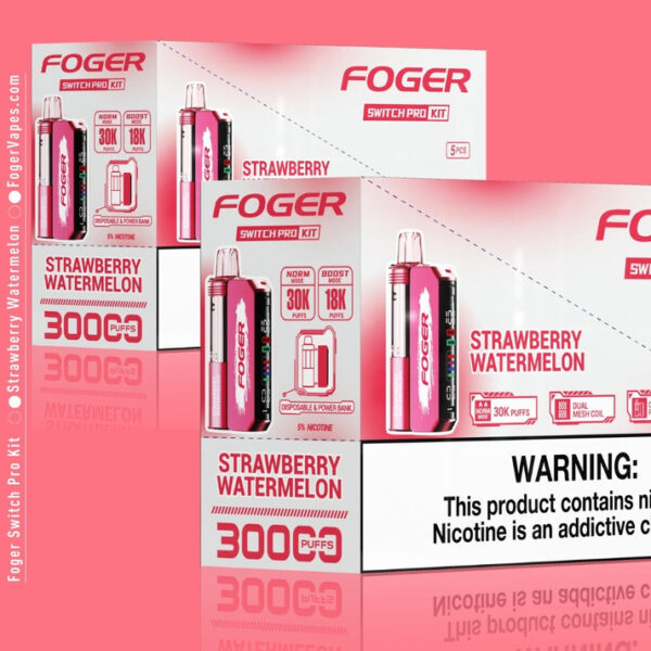Strawberry Watermelon Foger Switch Pro Kit 30K Puffs