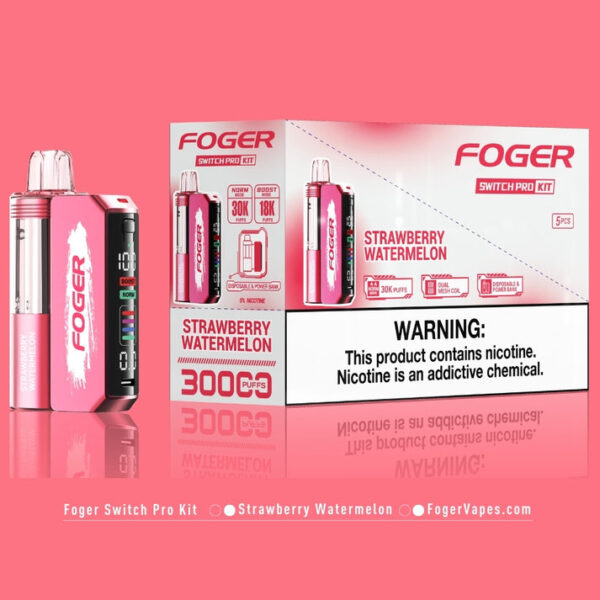 Strawberry Watermelon Foger Switch Pro Kit 30K Puffs