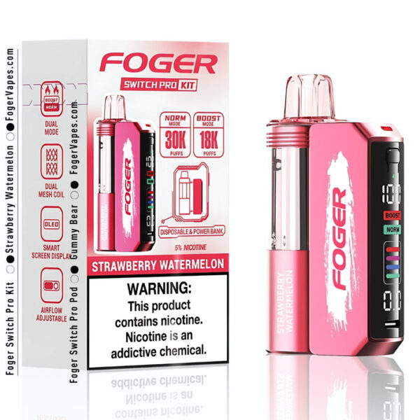 Strawberry Watermelon Foger Switch Pro Kit 30K Puffs