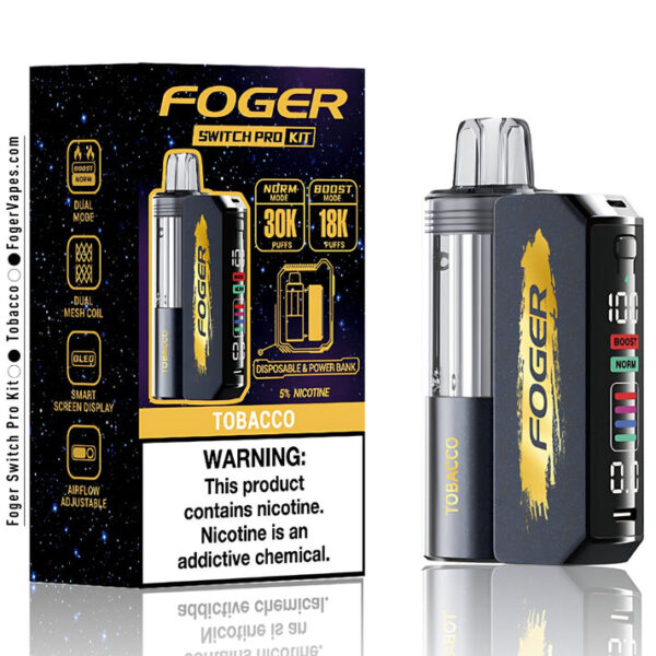 Tobacco Foger Switch Pro Kit 30K Puffs