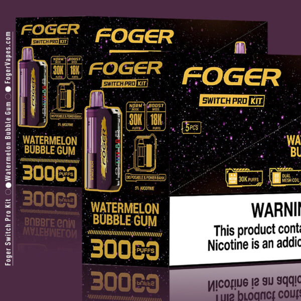 Watermelon Bubble Gum Foger Switch Pro Kit 30K Puffs