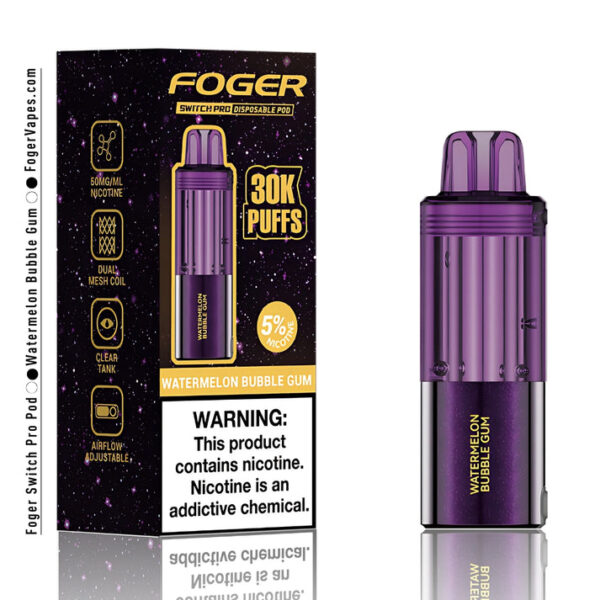 Watermelon Bubble Gum Foger Switch Pro Pod 30K Puffs