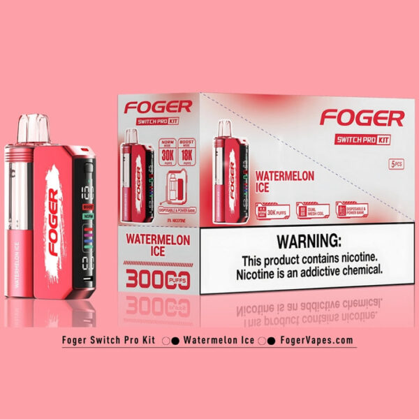 Watermelon Ice Foger Switch Pro Kit 30K Puffs